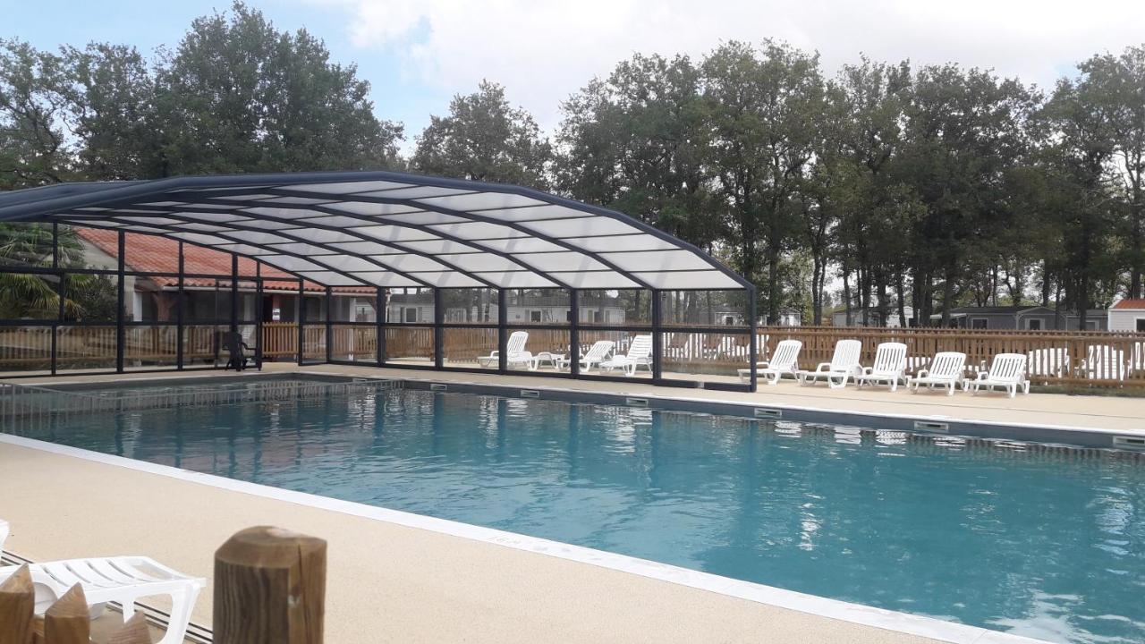 Mobil Home Camping 3*** Piscine Chauffee La Boissiere-de-Montaigu Extérieur photo